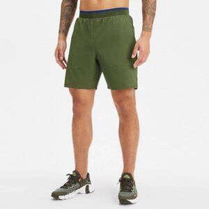 Fabletics Men’s Fundamental Short Lined 7in in Dark Moss